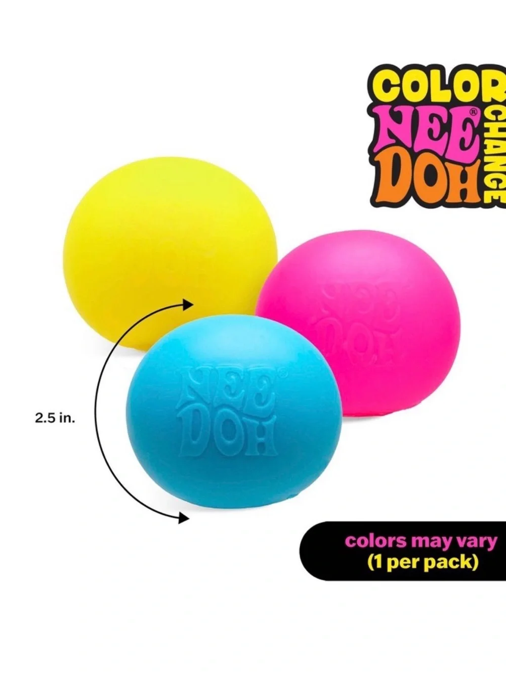 NeeDoh Color Change (Colors May Vary)
